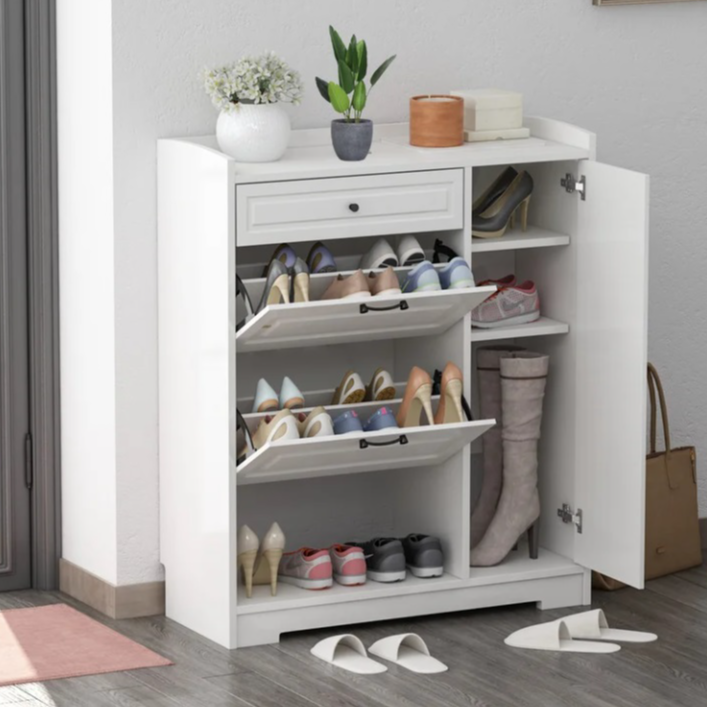 18-Pair Shoe Storage Cabinet