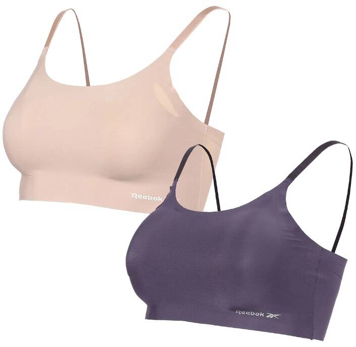 2-Pack Reebok Women's Bonded Longline Bralette