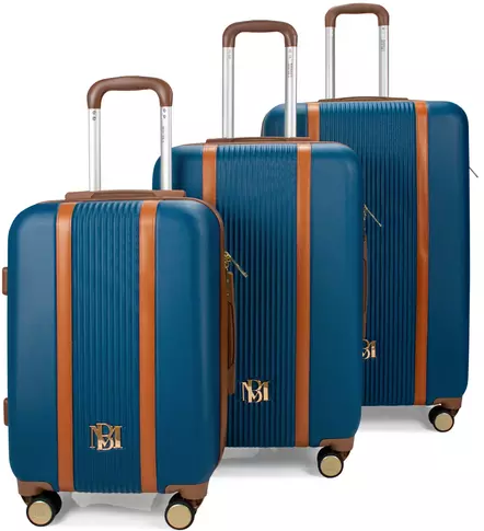 Badgley Mischka 3-Piece Expandable Luggage Set