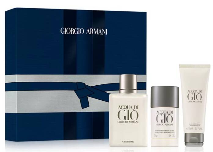 Armani 3-Piece Men's Toilette Gift Set