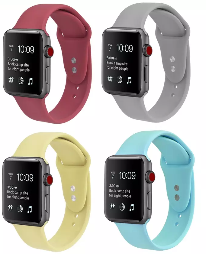 Silicone Sport Replacement Band For Apple Watch