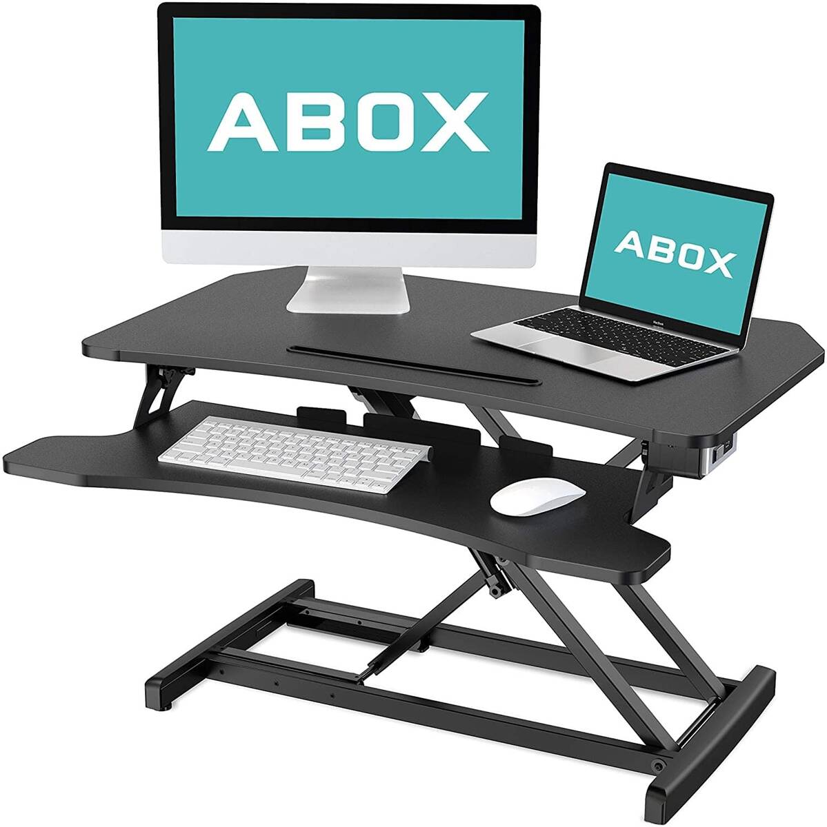 Electric Height Adjustable Sit to Stand Monitor Stand