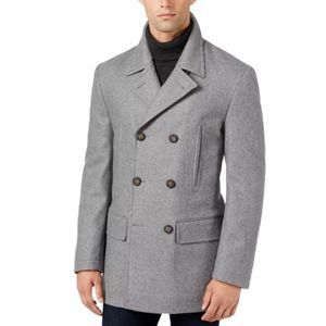 Ralph Lauren Men's Wool-Blend Peacoat