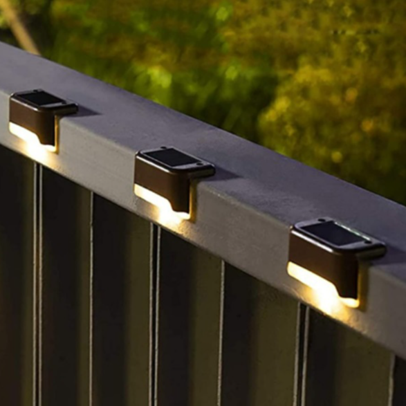 16-Pack Solar Waterproof LED Deck Lights