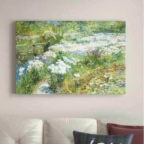 The Water Garden by Claude Monet Print on Canvas