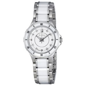 Bulova Women's Diamond Stainless Steel Watch