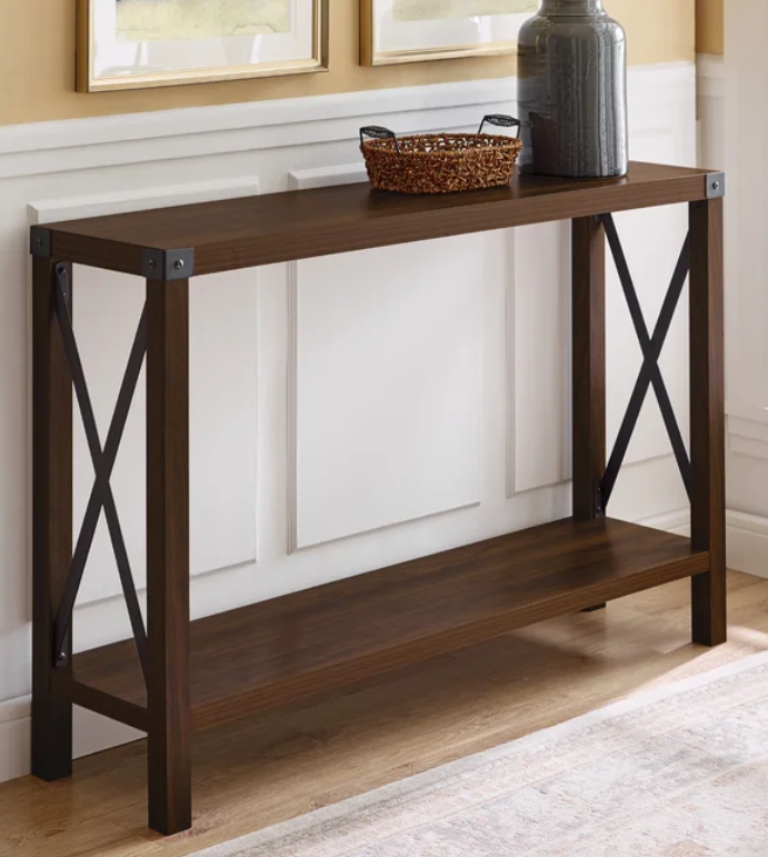 Wood 46'' Console Table