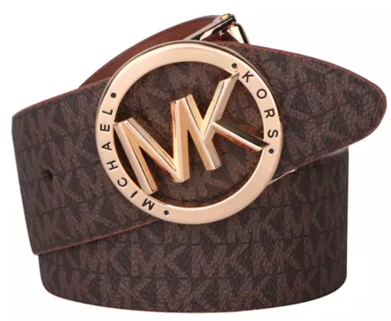 Michael Kors Reversible Logo Leather Belt