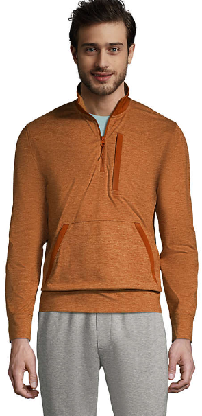 Lands' End Men's Quarter-Zip Sweater