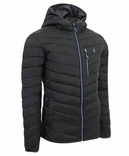 IZOD Men's Quilted Full Zip Puffer Jacket