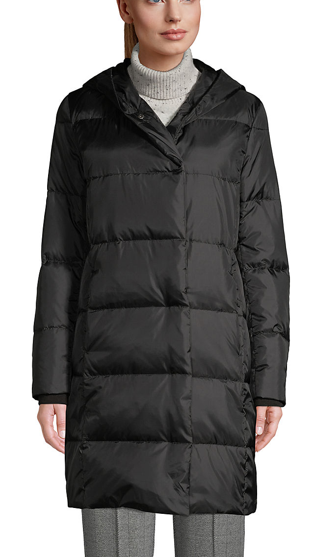 Land's End Women's Wrap Quilted Down Coat