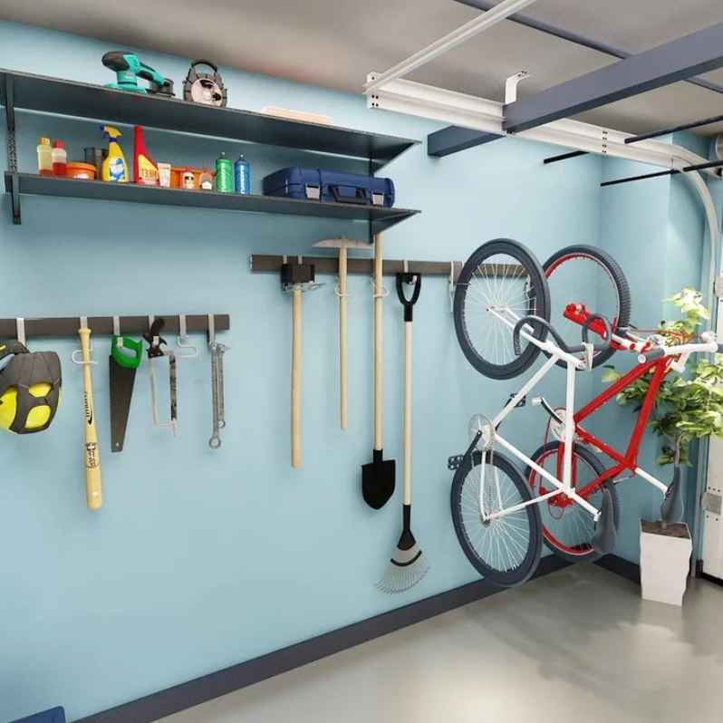 Wall Mount Garage Tool Organizer