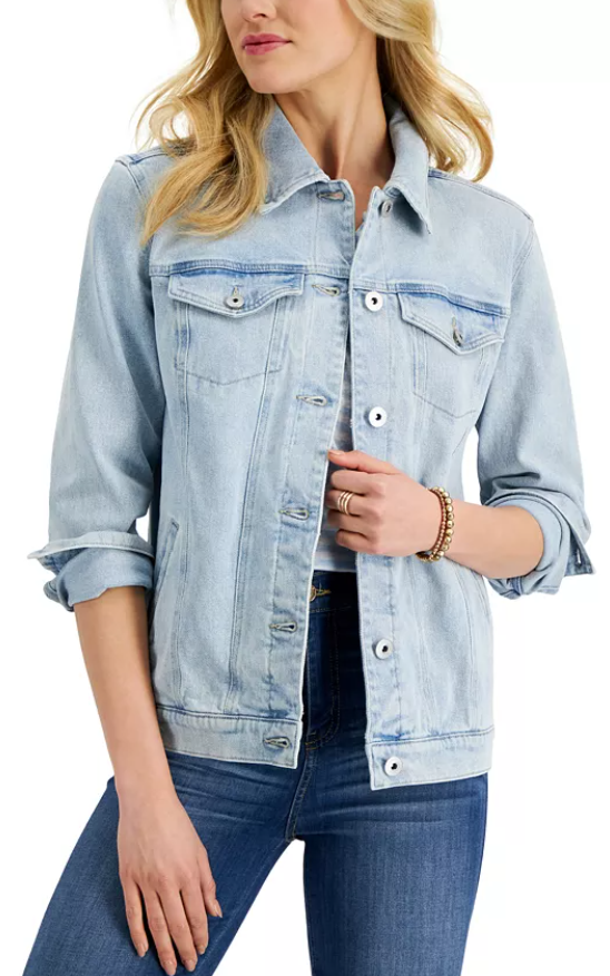 Style & Co. Women's Denim Trucker Jacket