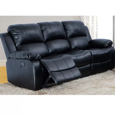 Faux Leather Reclining Sofa