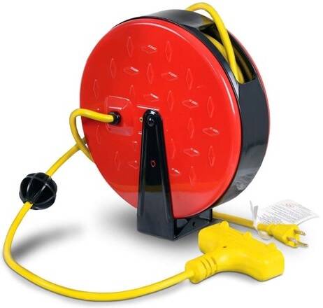 Heavy Duty Retractable 30' Cord Reel