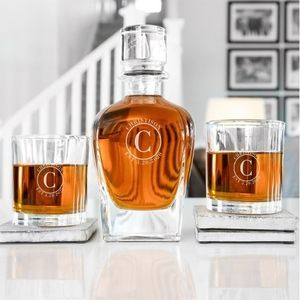 Personalized 24oz Whiskey Decanter Set