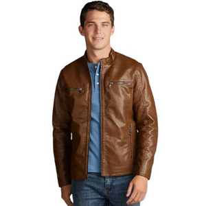 Jos.A.Bank. Men's Faux Leather Jacket