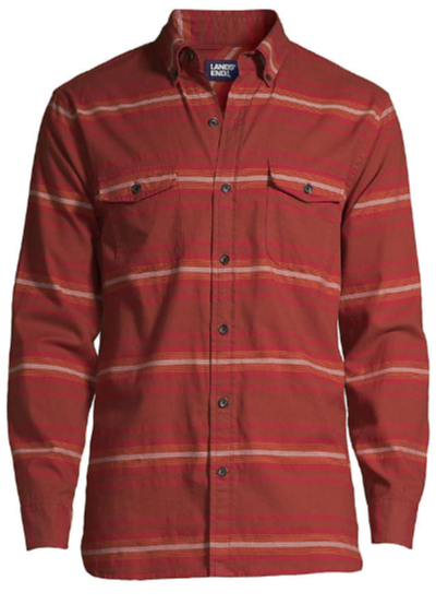 Lands' End Men's Flannel Shirt