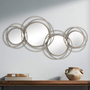 Wire Metal Mirror Wall Art