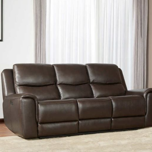 Top Grain Leather Power Reclining Sofa