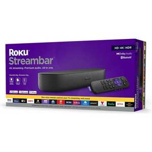 Roku Streambar 4K/HD/HDR Streaming Media Player & Voice Remote