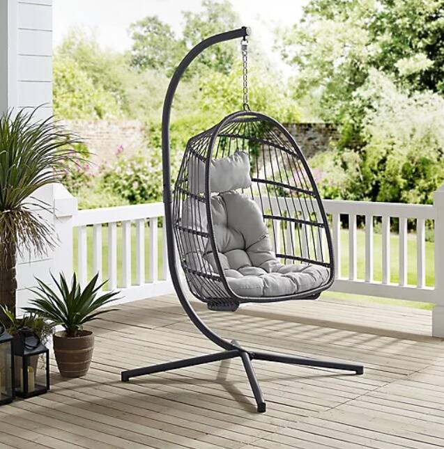 Metal Frame Swing Egg Chair