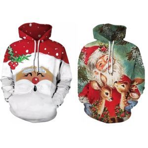 Men's 3D Print Christmas Hoodie