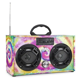 Trend Tech Tie-Dye Bluetooth Boombox