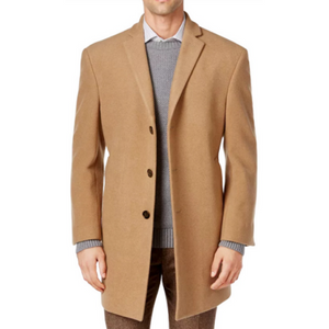 Calvin Klein Men's Wool-Blend Overcoat