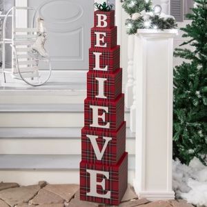 Christmas Believe Porch Decor