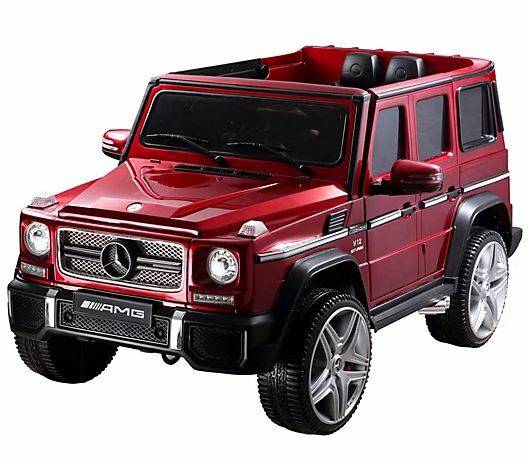 Mercedes G65 12V Ride-On w/ LED Lights, USB & RC