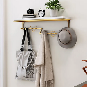 Wall Mount Coat Rack w/ Shelf