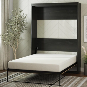 Black Oak Full Murphy Bed