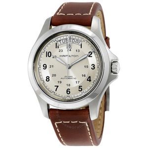 Hamilton Khaki Leather & Stainless Steel Men's Watch (40mm)