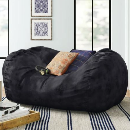 Microsuede Bean Bag Sofa