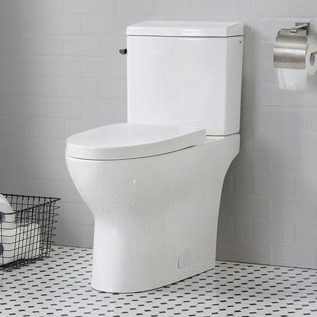 Glacier Bay 2-Piece Dual Flush Elongated Toilet