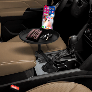 Car Cup Holder Phone Mount & Tray