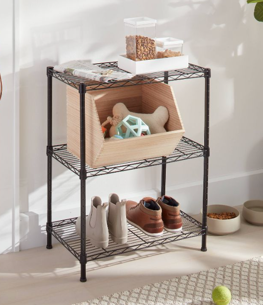 Metal 3-Tier Wire Shelving