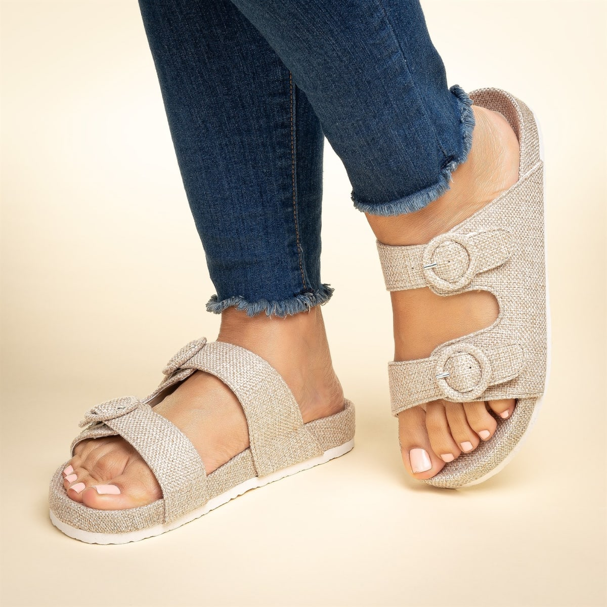 Women's Canvas Footbed Sandals