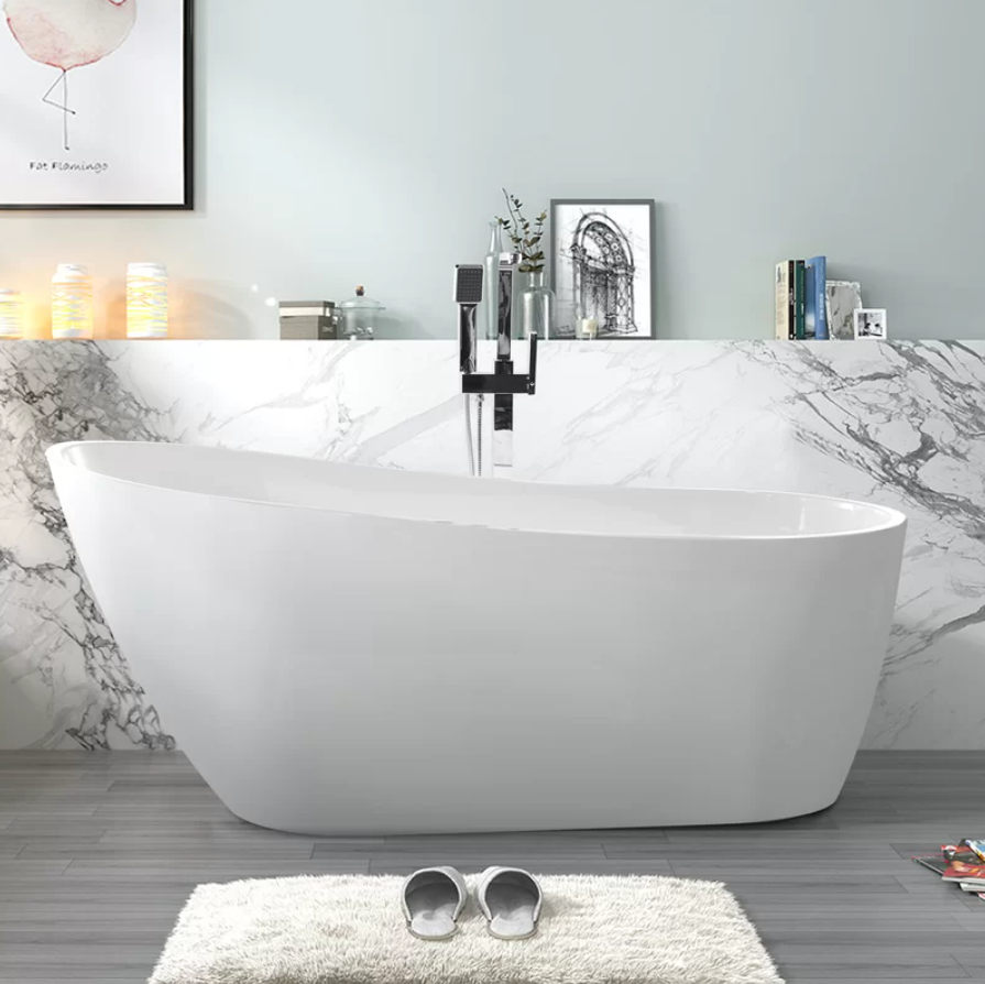 Vanity Art Freestanding Soaking Bathtub