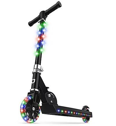 Jetson Foldable Jupiter Kick Scooter w/LED Lights