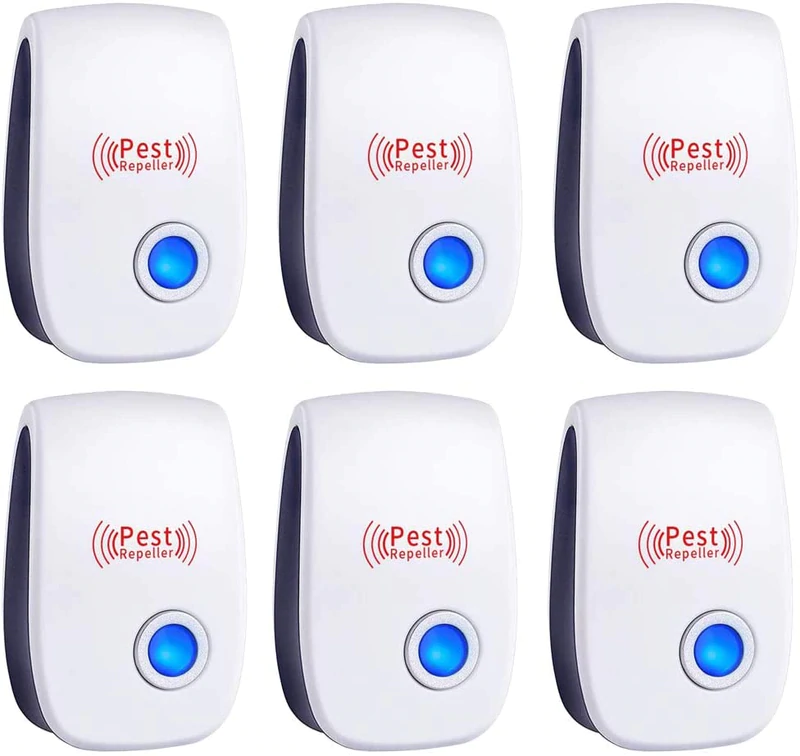 6-Pack Ultrasonic Pest Repeller Plug Ins