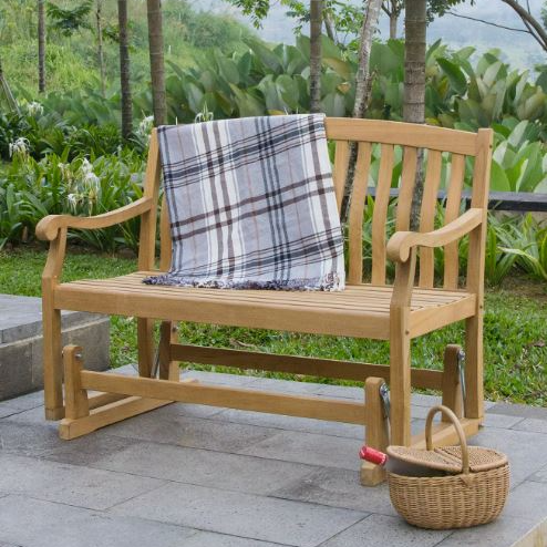 Member's Mark 4' Teak Glider Bench