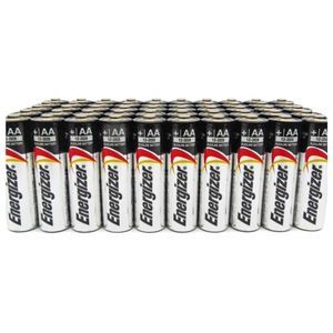 50-Pack Energizer Max AA or AAA Alkaline Batteries