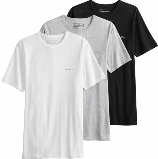 Eddie Bauer 3-Pack Men's Crewneck Tees