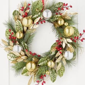 Birds & Berries Artificial Christmas Wreath