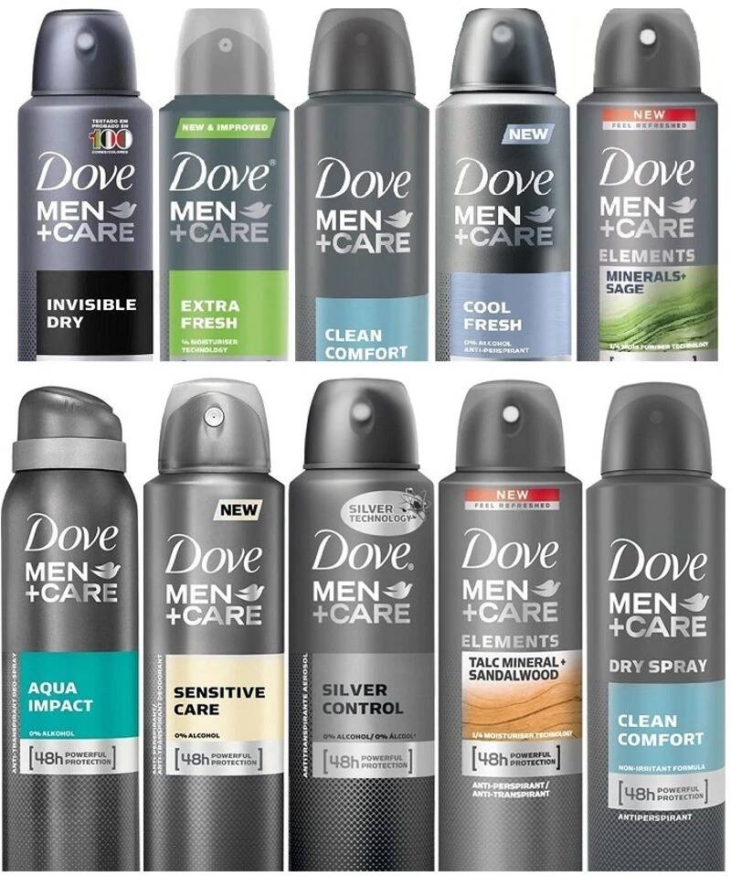 10-Pack Men's Dove Deodorant