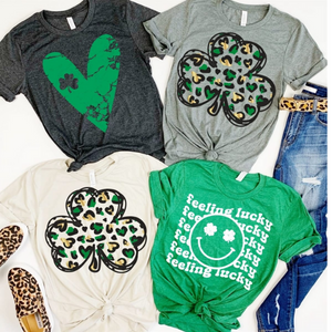 St.Patrick's Day Print Tops