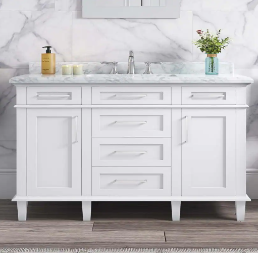 Marble Top Bath Vanity