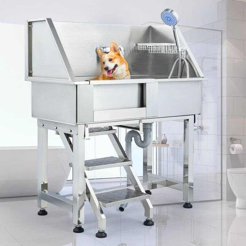 Stainless Steel Pet Bathtub